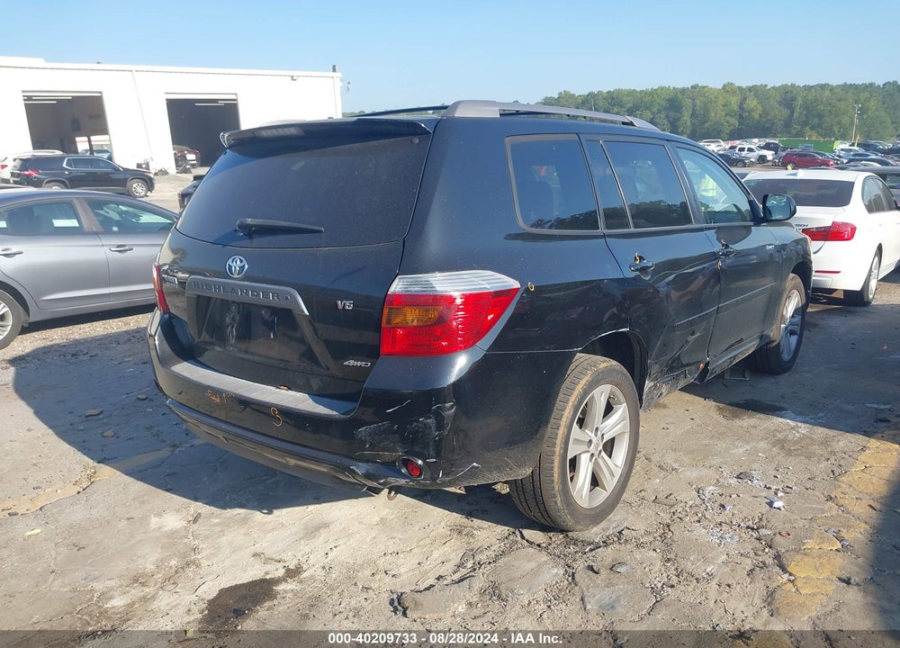 2008 TOYOTA HIGHLANDER SPORT VIN: JTEES43A482011462