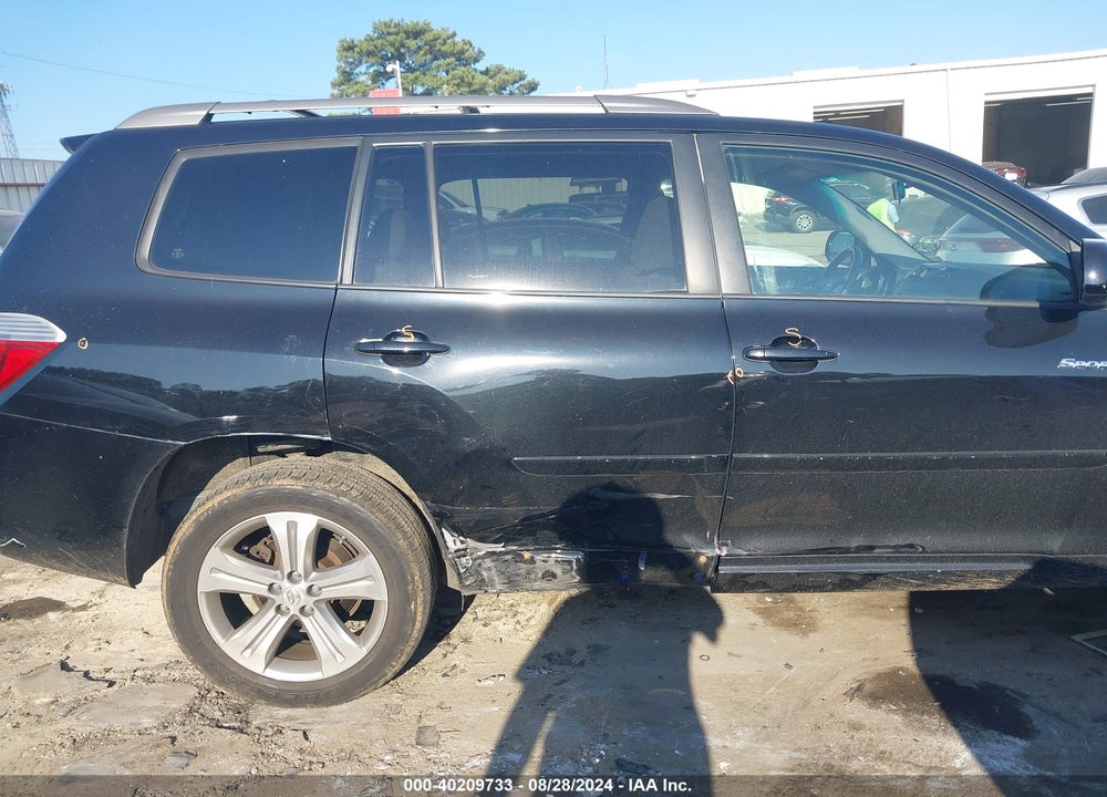 2008 TOYOTA HIGHLANDER SPORT VIN: JTEES43A482011462