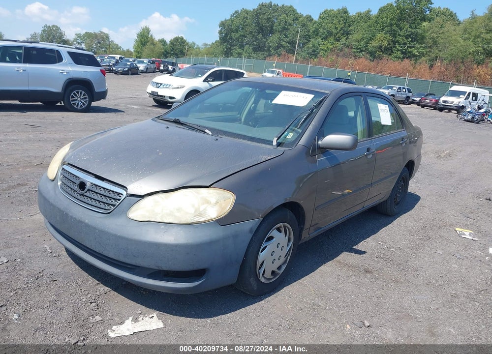 2007 TOYOTA COROLLA LE VIN: 2T1BR32E27C814353