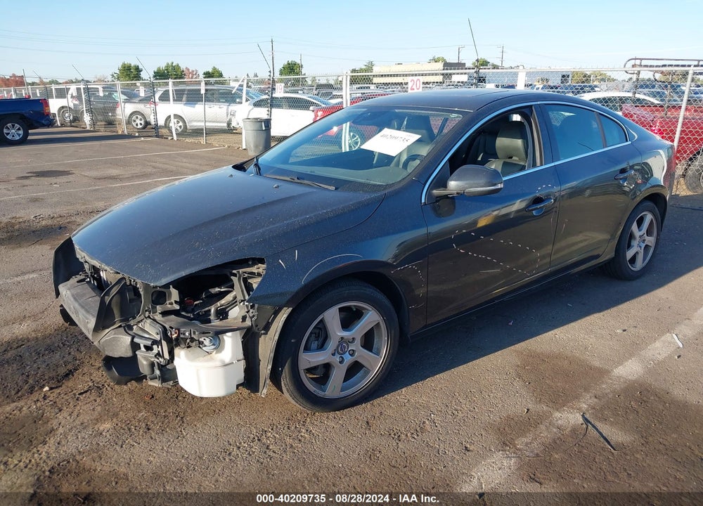 2013 VOLVO S60 T5 VIN: YV1612FS1D2203267