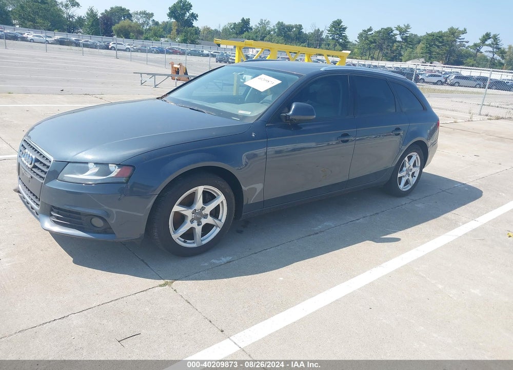 2009 AUDI A4 2.0T AVANT VIN: WAUVF78K79A083496