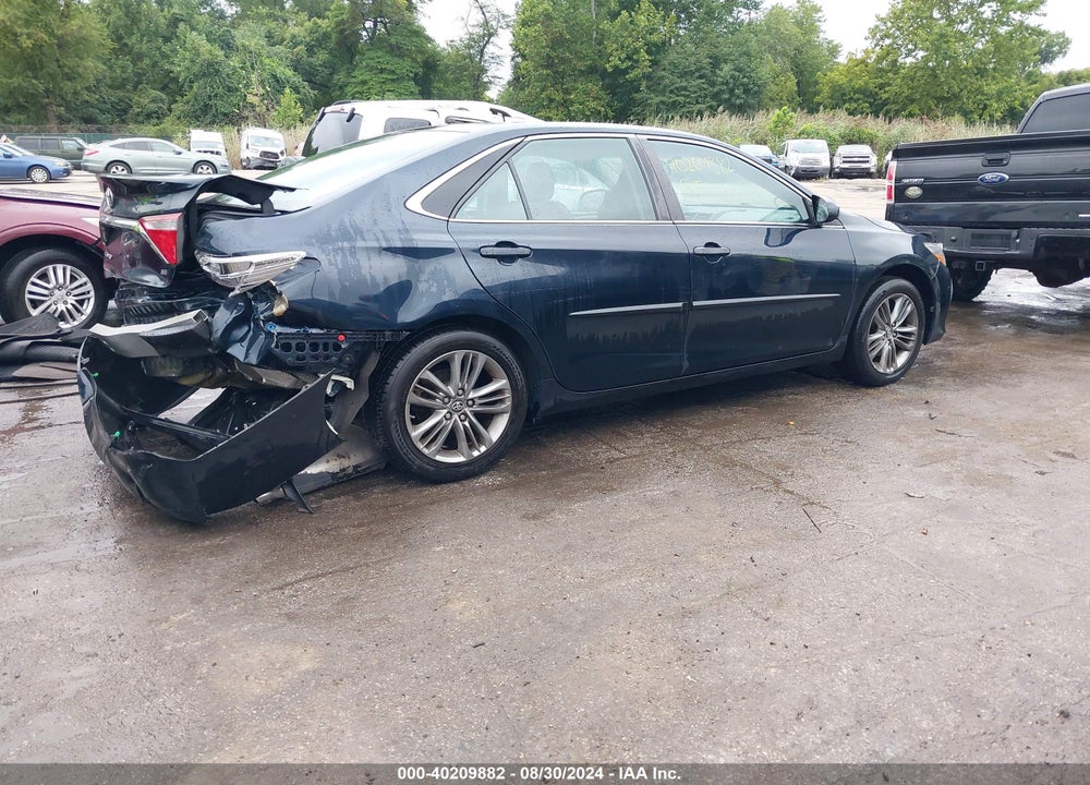 2017 TOYOTA CAMRY SE VIN: 4T1BF1FK6HU408427