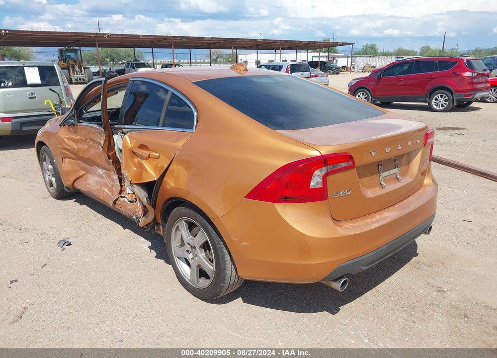 2013 VOLVO S60 T5 VIN: YV1612FS1D2176006