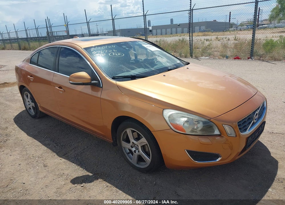 2013 VOLVO S60 T5 VIN: YV1612FS1D2176006