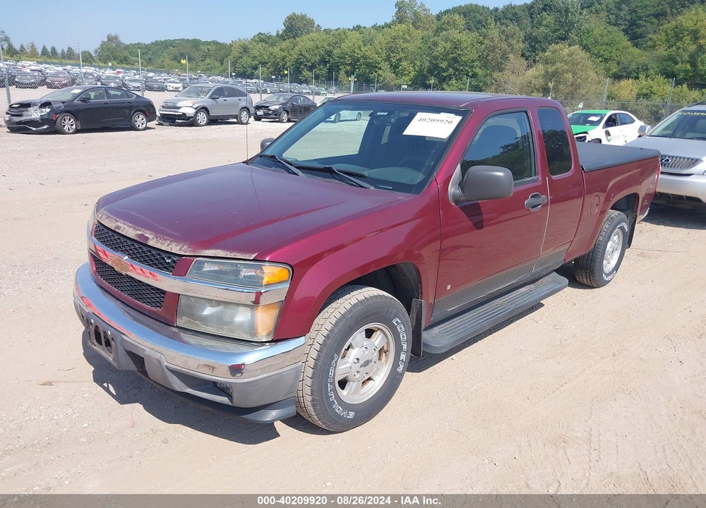 2007 CHEVROLET COLORADO VIN: 1GCCS19E078110666