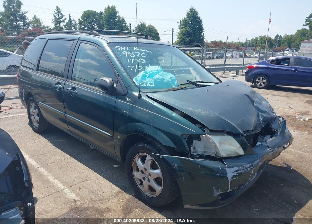 2001 MAZDA MPV DX/ES/LX VIN: JM3LW28Y410169870