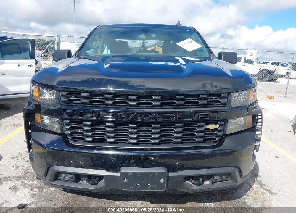 2021 CHEVROLET SILVERADO 1500 2WD SHORT BED CUSTOM VIN: 3GCPWBEK1MG157346
