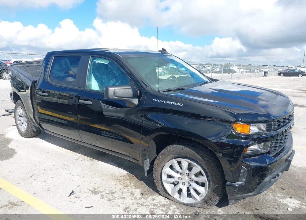 2021 CHEVROLET SILVERADO 1500 2WD SHORT BED CUSTOM VIN: 3GCPWBEK1MG157346