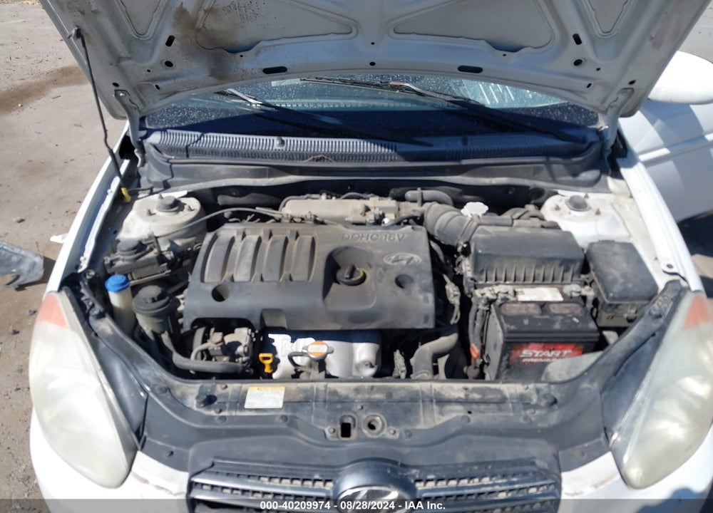 2009 HYUNDAI ACCENT GLS VIN: KMHCN46C09U337552