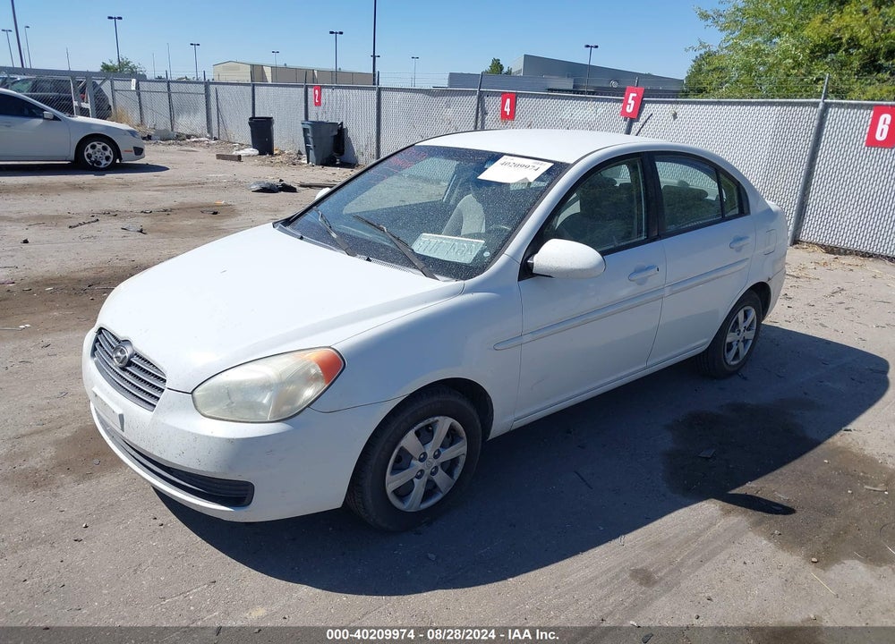 2009 HYUNDAI ACCENT GLS VIN: KMHCN46C09U337552
