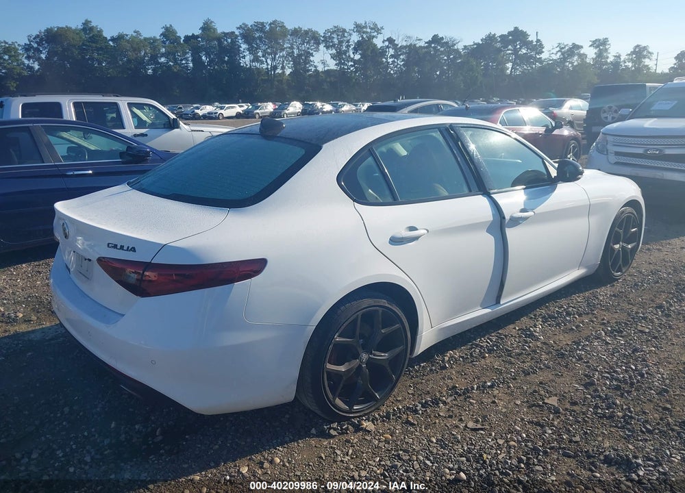 2021 ALFA ROMEO GIULIA TI AWD VIN: ZARFANBN7M7647835