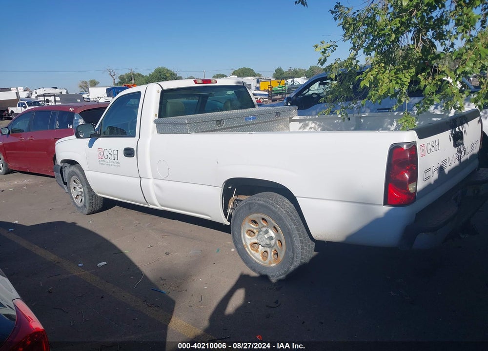 2006 CHEVROLET SILVERADO 1500 WORK TRUCK VIN: 1GCEC14V46E205213