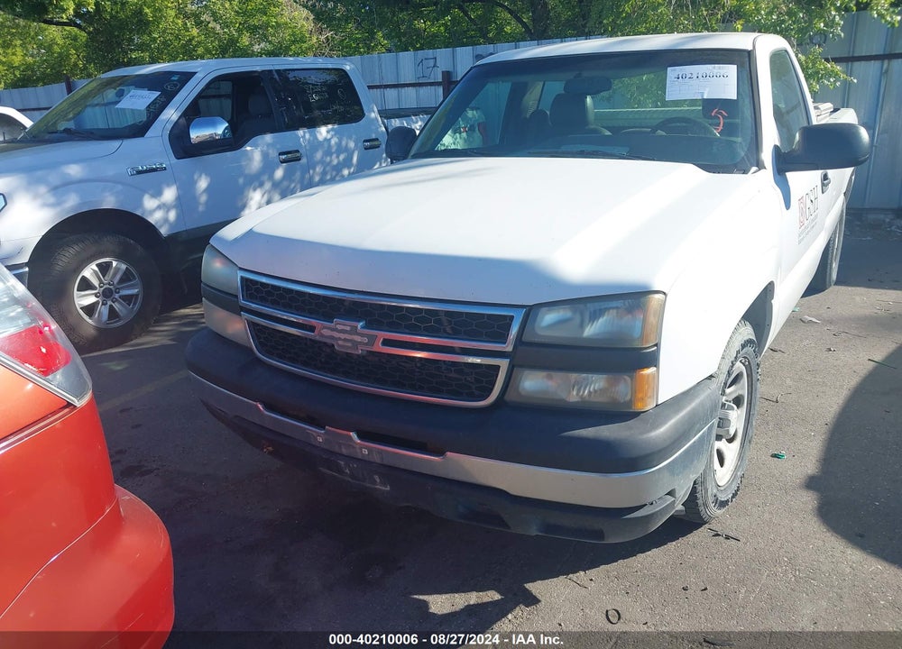 2006 CHEVROLET SILVERADO 1500 WORK TRUCK VIN: 1GCEC14V46E205213