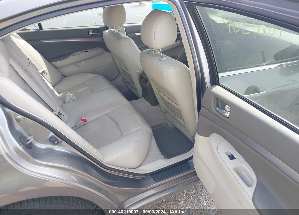 2011 INFINITI G37X VIN: JN1CV6AR0BM406874