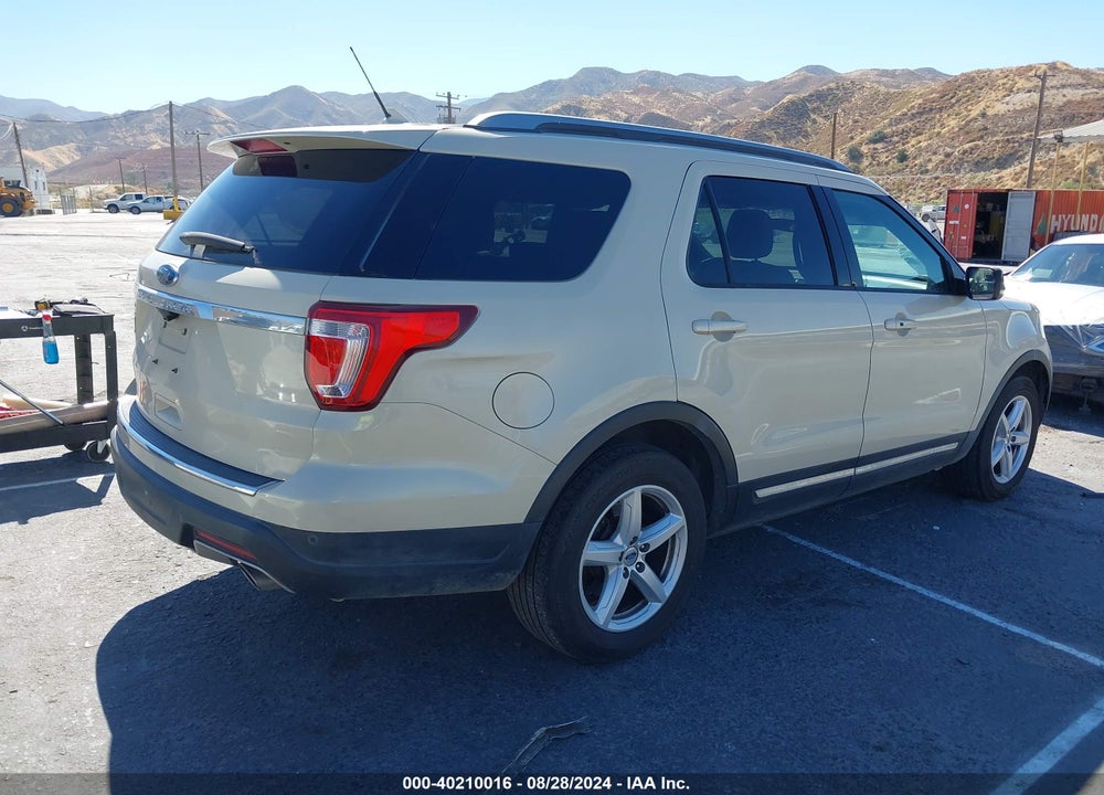 2018 FORD EXPLORER XLT VIN: 1FM5K7D80JGB18319