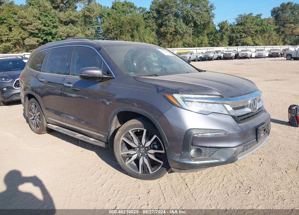 2019 HONDA PILOT TOURING VIN: 5FNYF5H6XKB010837