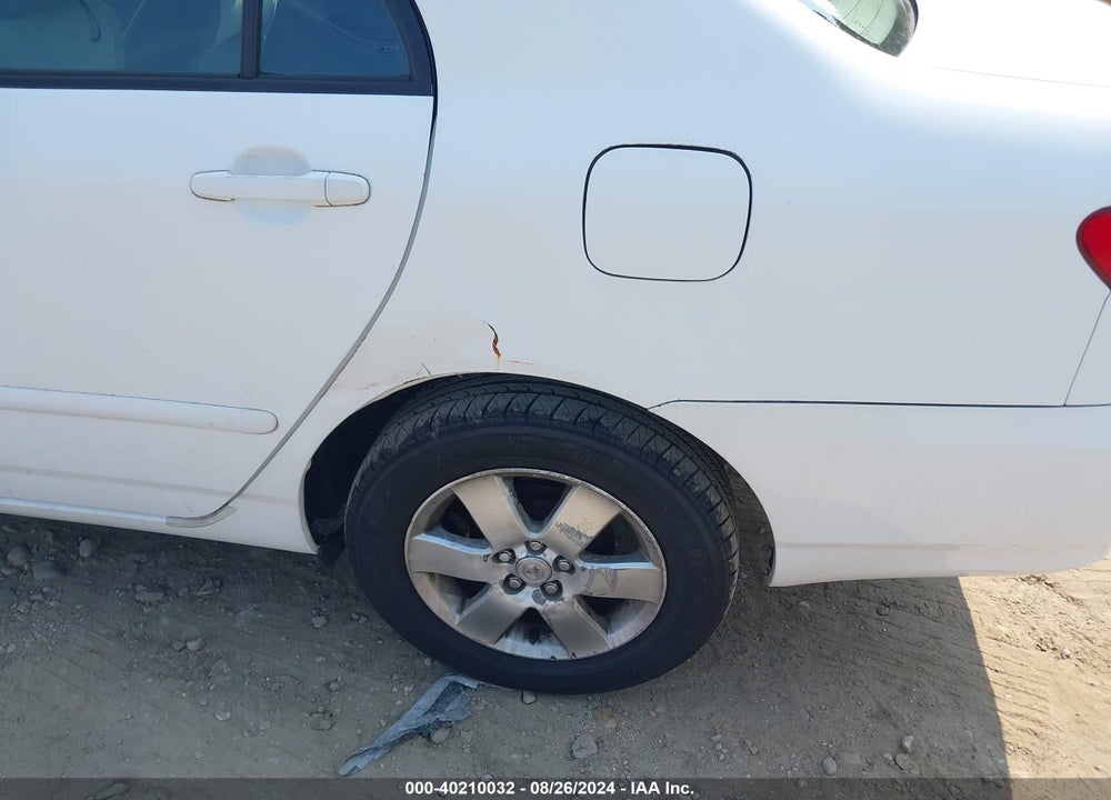 2006 TOYOTA COROLLA LE VIN: 2T1BR32E86C588043
