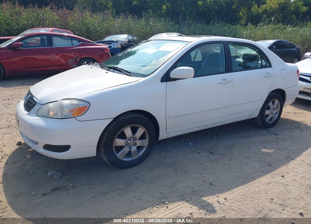 2006 TOYOTA COROLLA LE VIN: 2T1BR32E86C588043