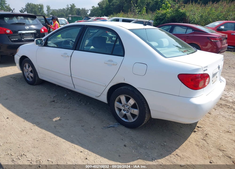 2006 TOYOTA COROLLA LE VIN: 2T1BR32E86C588043