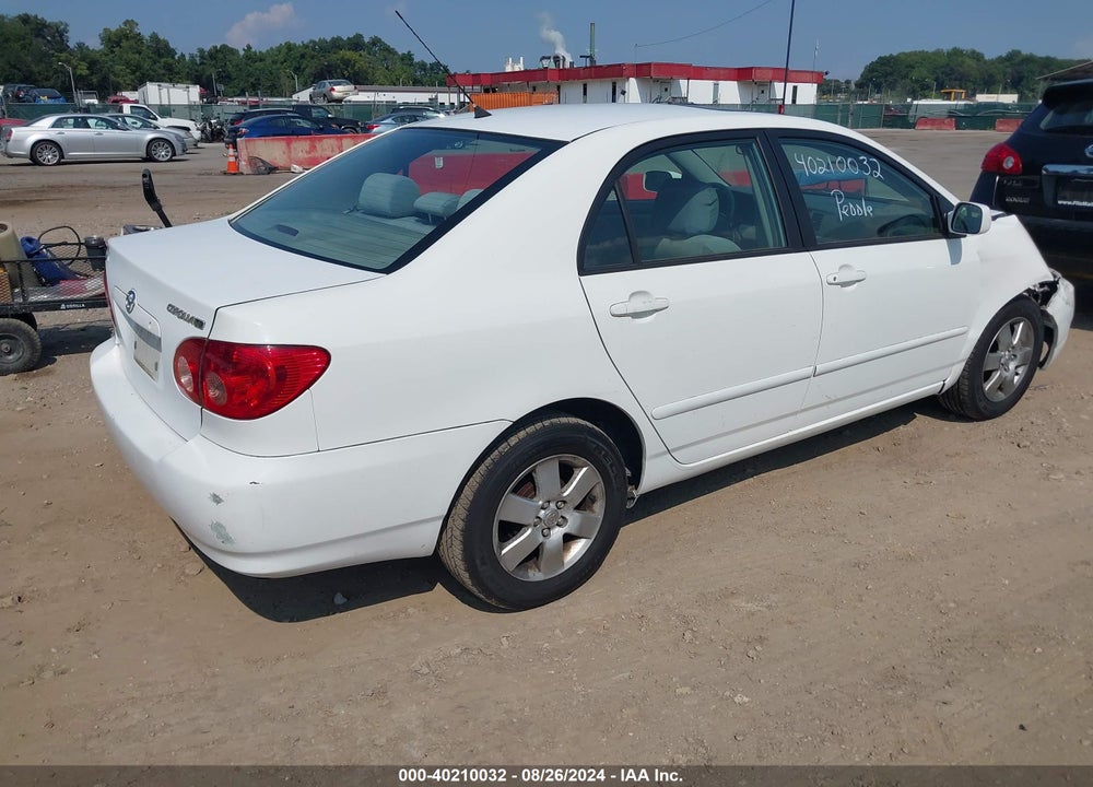 2006 TOYOTA COROLLA LE VIN: 2T1BR32E86C588043
