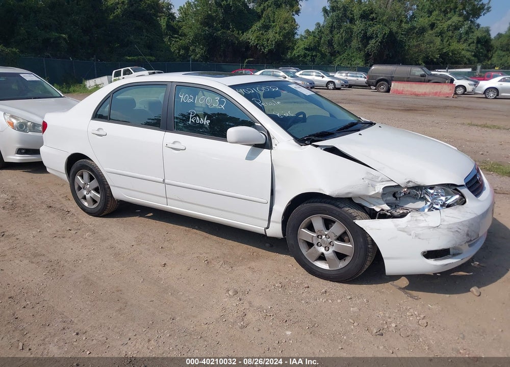 2006 TOYOTA COROLLA LE VIN: 2T1BR32E86C588043