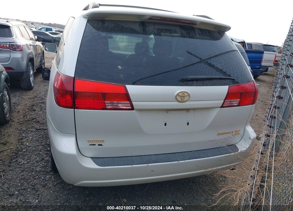 2004 TOYOTA SIENNA XLE VIN: 5TDBA22C94S019058