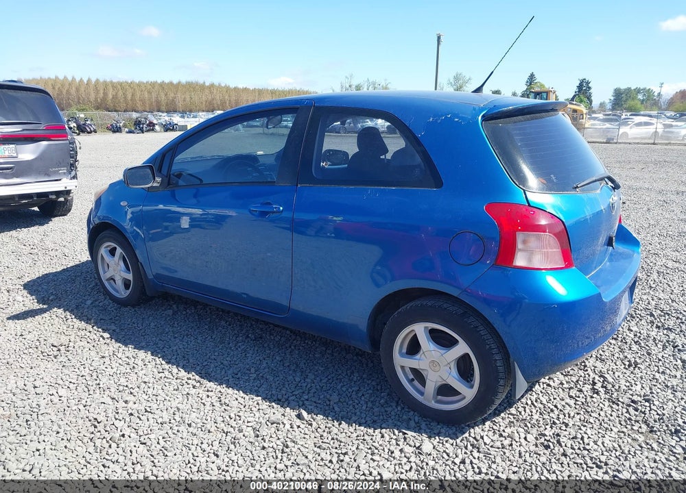 2007 TOYOTA YARIS VIN: JTDJT903975061404