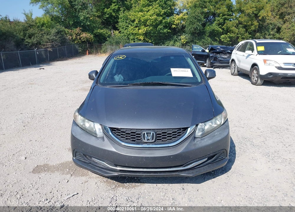 2013 HONDA CIVIC LX VIN: 19XFB2F53DE065134