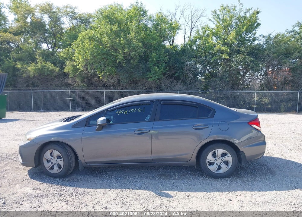 2013 HONDA CIVIC LX VIN: 19XFB2F53DE065134