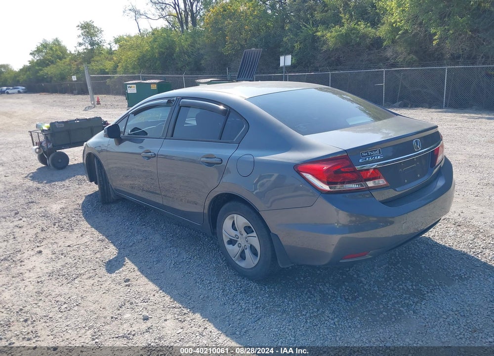 2013 HONDA CIVIC LX VIN: 19XFB2F53DE065134