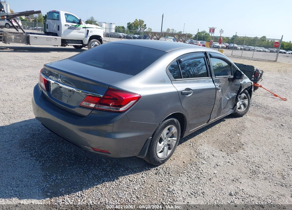 2013 HONDA CIVIC LX VIN: 19XFB2F53DE065134