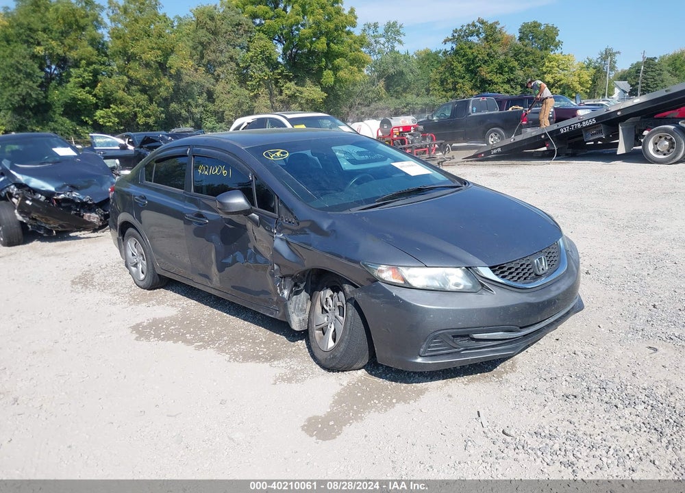 2013 HONDA CIVIC LX VIN: 19XFB2F53DE065134