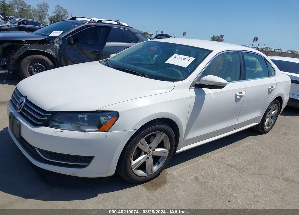 2012 VOLKSWAGEN PASSAT 2.5L SE VIN: 1VWBP7A34CC050227