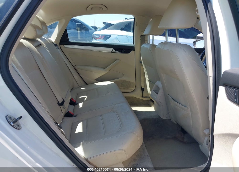 2012 VOLKSWAGEN PASSAT 2.5L SE VIN: 1VWBP7A34CC050227