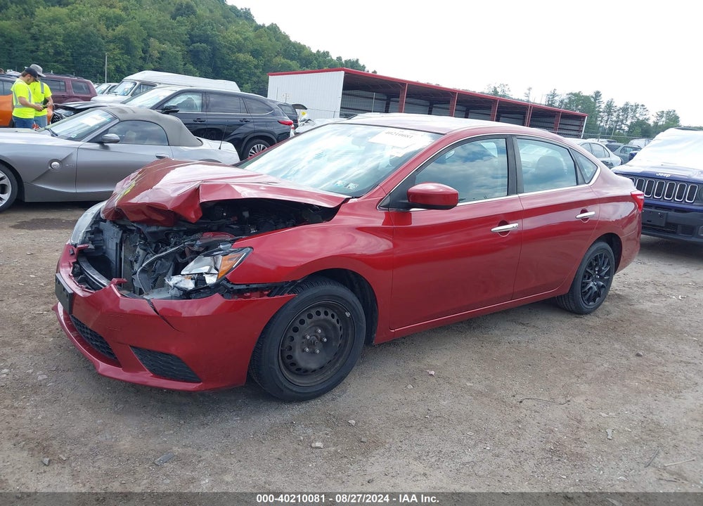 2017 NISSAN SENTRA SV VIN: 3N1AB7AP4HY265849