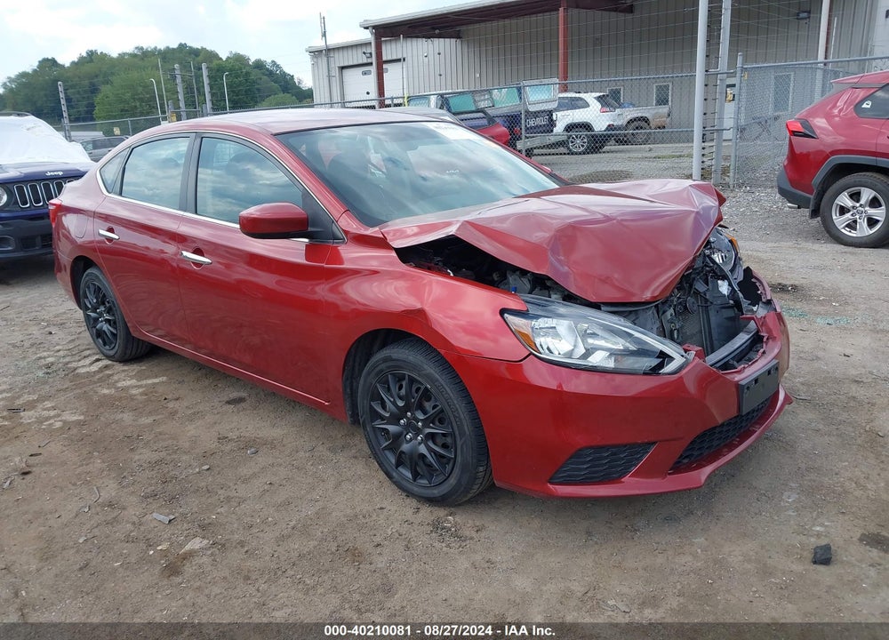 2017 NISSAN SENTRA SV VIN: 3N1AB7AP4HY265849