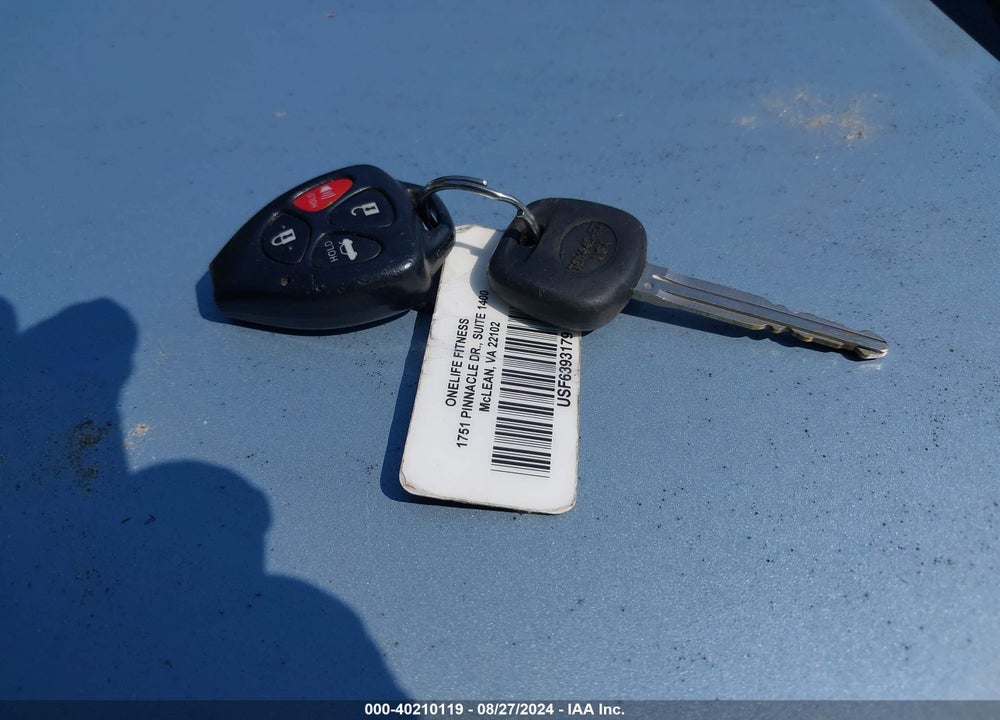 2008 TOYOTA CAMRY VIN: 4T1BE46K38U779419