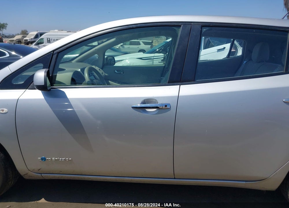 2012 NISSAN LEAF VIN: JN1AZ0CPXCT018658