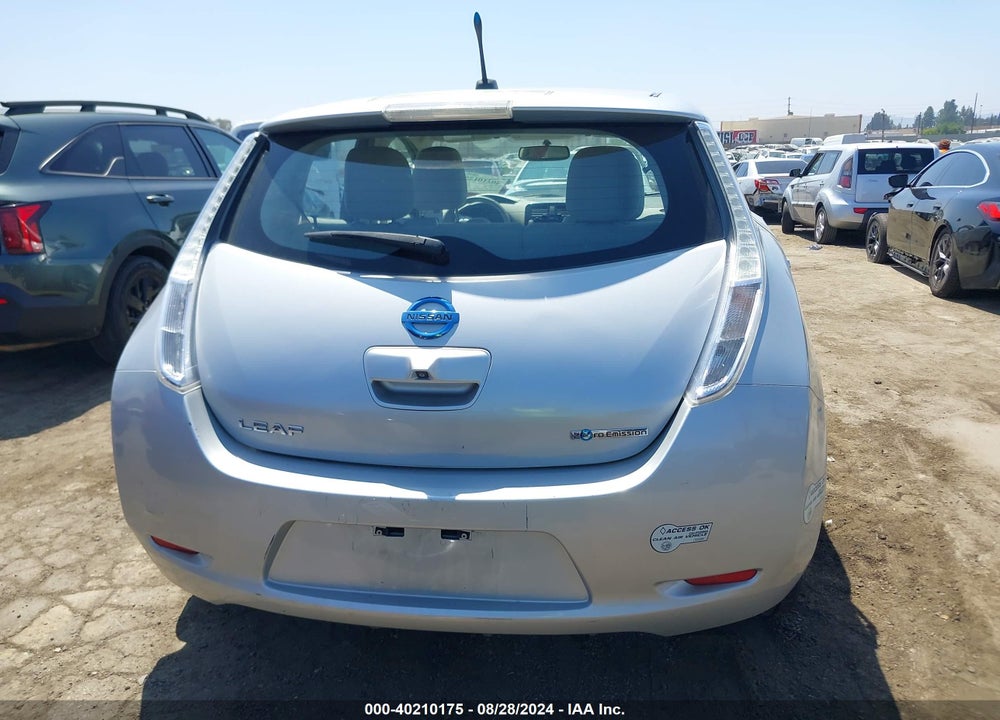 2012 NISSAN LEAF VIN: JN1AZ0CPXCT018658