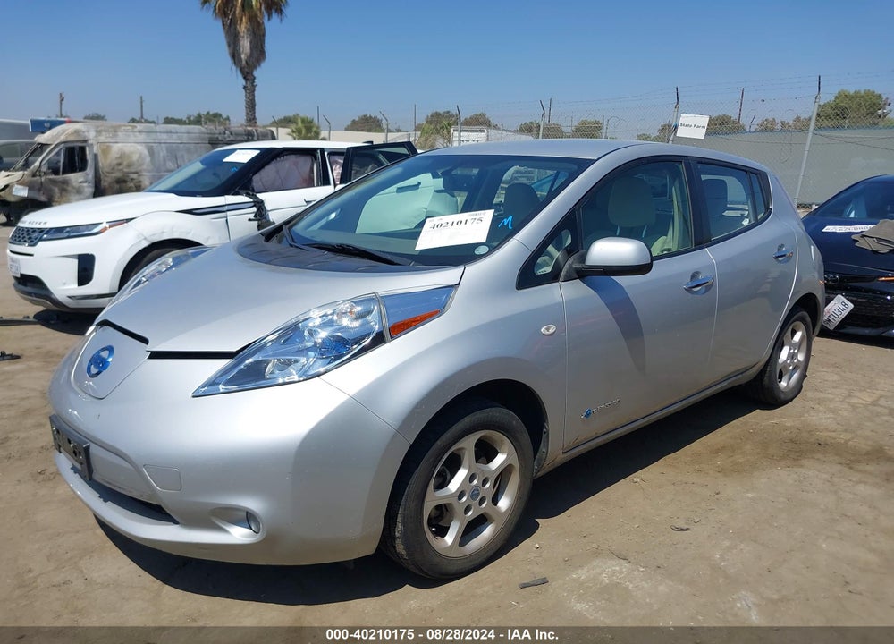 2012 NISSAN LEAF VIN: JN1AZ0CPXCT018658