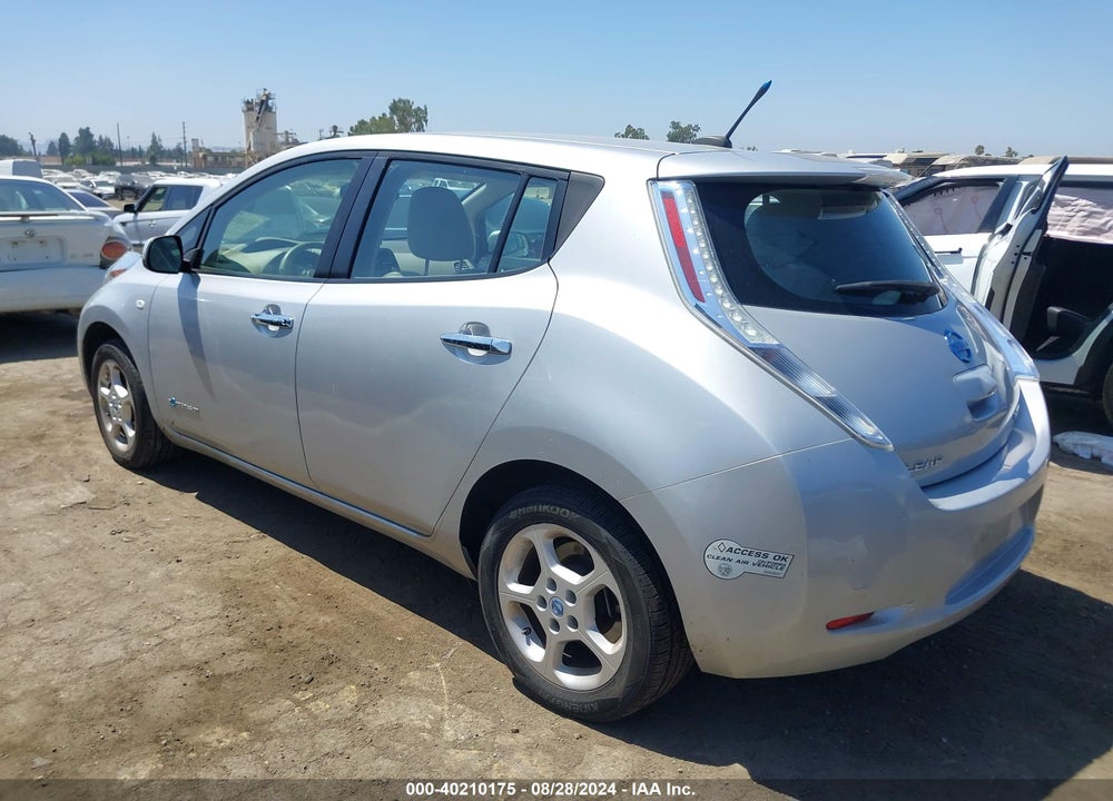 2012 NISSAN LEAF VIN: JN1AZ0CPXCT018658