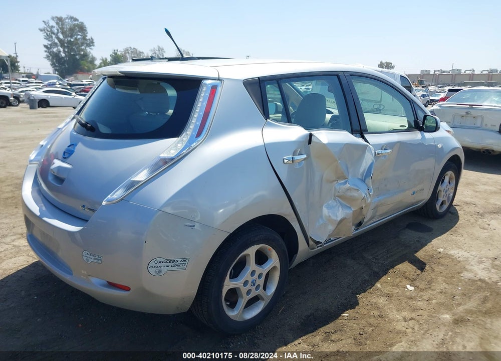 2012 NISSAN LEAF VIN: JN1AZ0CPXCT018658