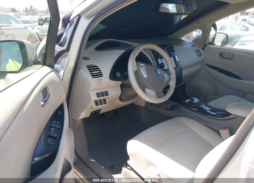 2012 NISSAN LEAF VIN: JN1AZ0CPXCT018658