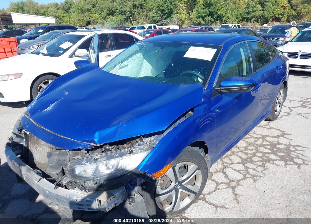 2017 HONDA CIVIC LX VIN: 19XFC2F52HE016882