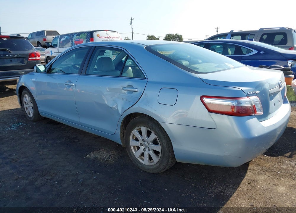 2008 TOYOTA CAMRY HYBRID VIN: 4T1BB46K18U057942