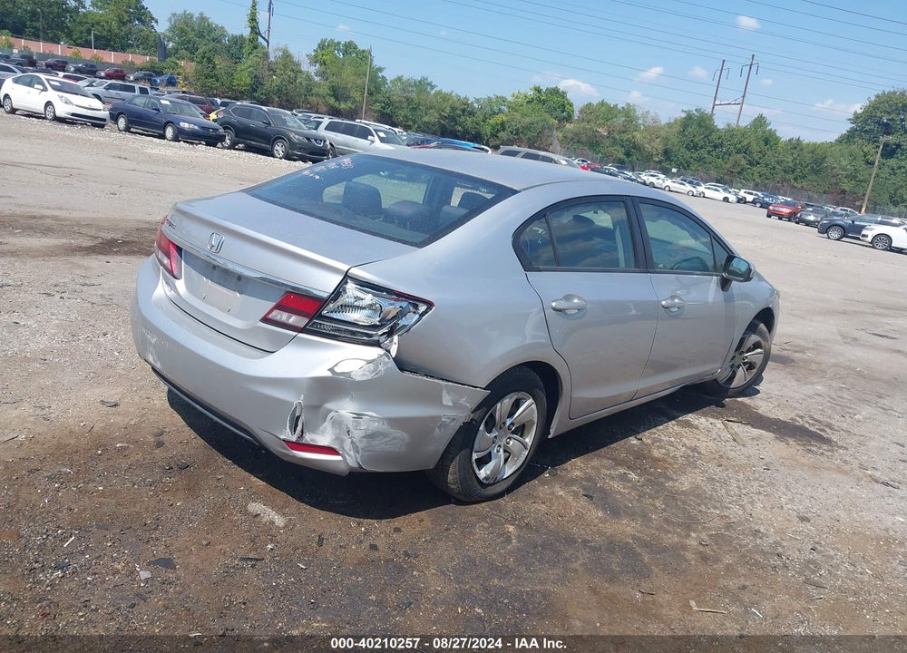 2014 HONDA CIVIC LX VIN: 19XFB2F56EE022165