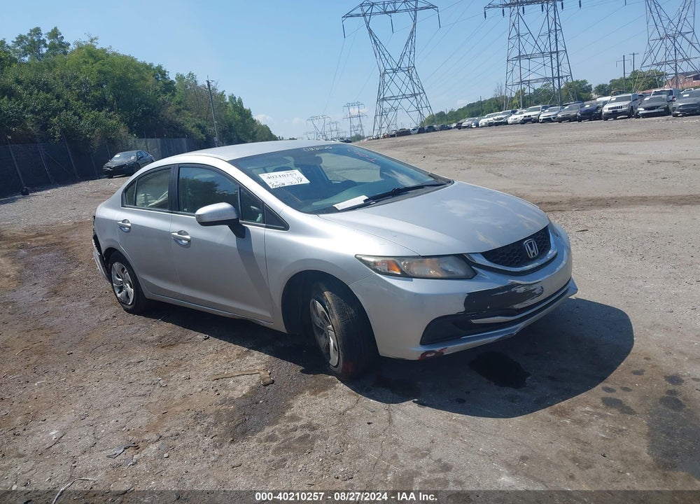 2014 HONDA CIVIC LX VIN: 19XFB2F56EE022165