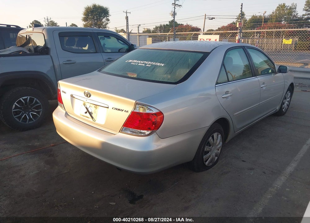 2006 TOYOTA CAMRY LE VIN: 4T1BE32K36U701235