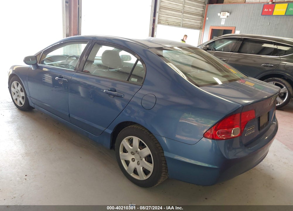 2008 HONDA CIVIC LX VIN: 1HGFA16598L096920