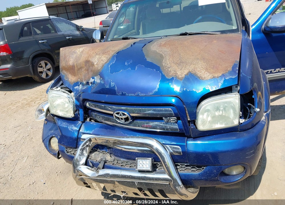 2006 TOYOTA TUNDRA SR5 V8 VIN: 5TBBT44116S485998